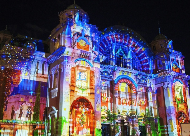 大阪光のルネサンス・プロジェクションマッピング