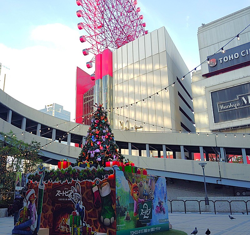 ズートピア2・クリスマスツリー・大阪