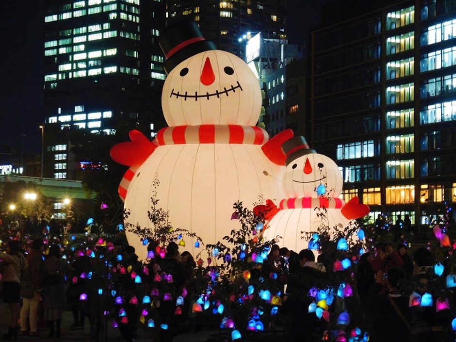 大阪・光のルネサンス・BIGスノーマン