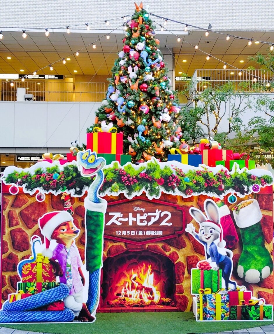 ズートピア2・クリスマスツリー・大阪